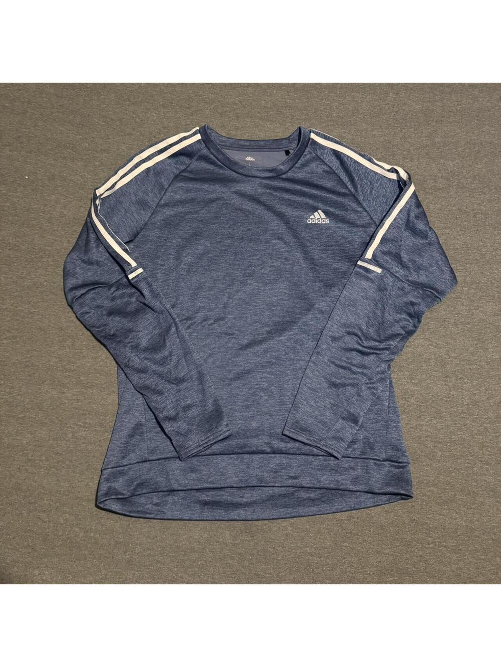 Adidas Women's Blue and Navy Tshirt